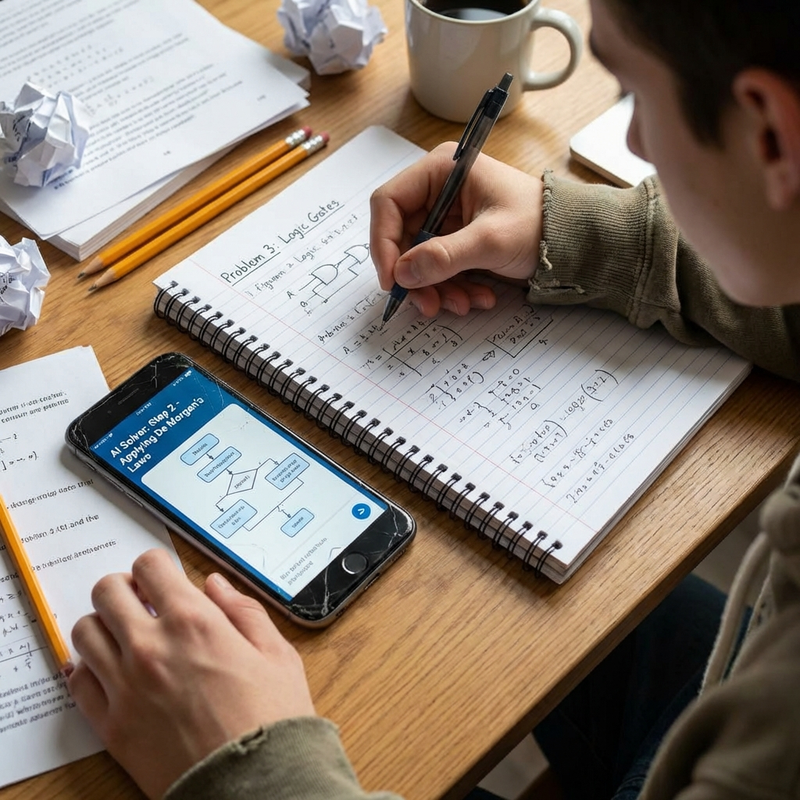 IA resolvendo problemas de lógica passo a passo